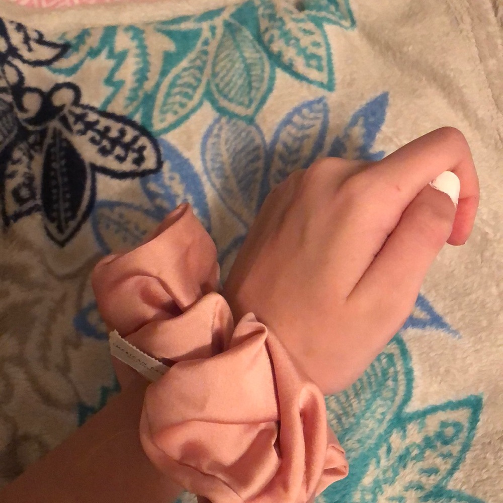 Pink AE scrunchie - Picture 2 of 2